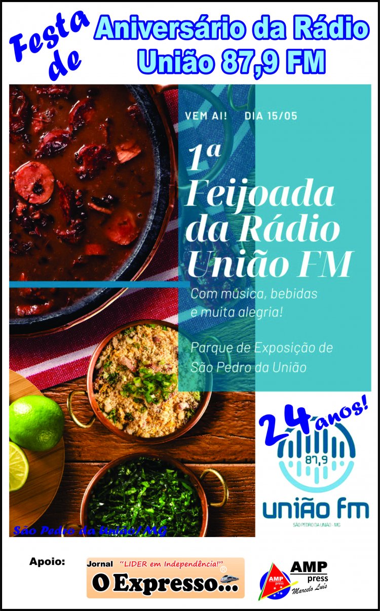 VEM AÍ a 1ª Feijoada da Rádio UNIÃO FM!