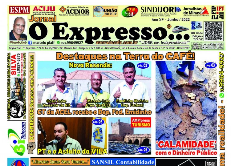 Jornal O EXPRESSO Edição 165 - Quinta-feira 30/06: