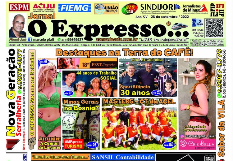 Jornal O EXPRESSO... -  Edição 168: "LIDER em Independência!"