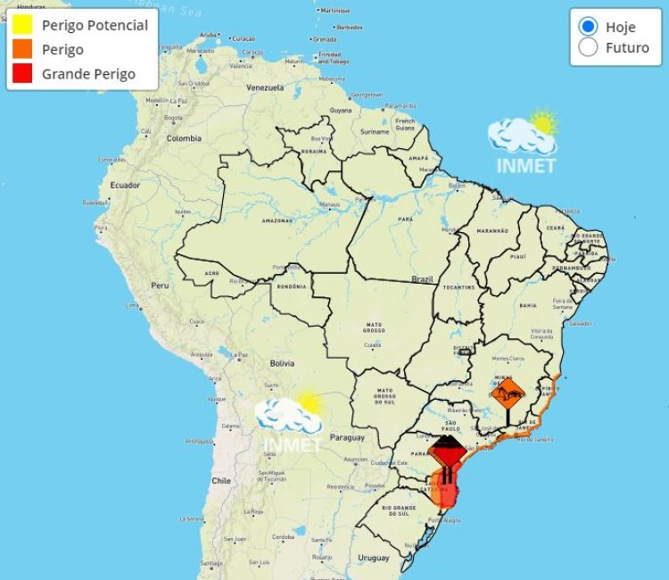 Previsão do tempo para Minas Gerais nesta terça-feira, 29 de novembro