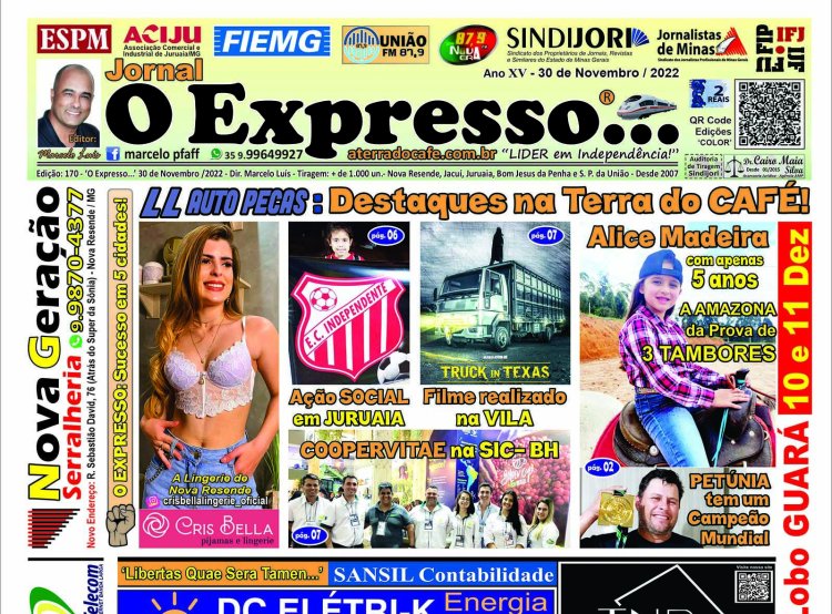 Jornal O EXPRESSO... - Edição 170: "LIDER em Independência!"