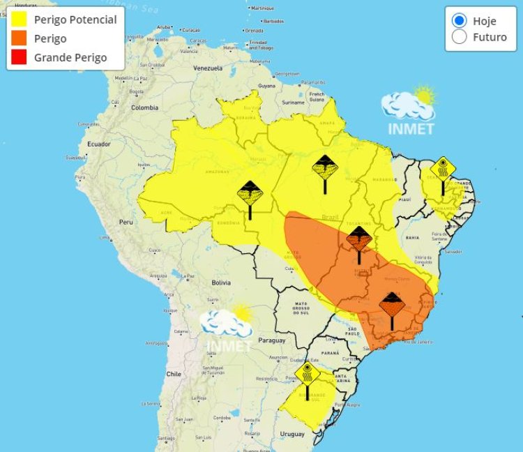 Fim de Semana de muita CHUVA