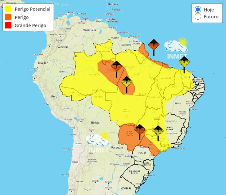 Possibilidade de GRANIZO no Sul de MINAS - Quinta - feira (02/03):