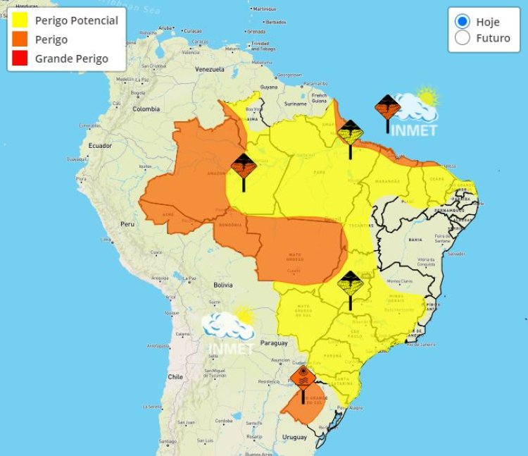 Previsão do tempo para Minas Gerais nesta sexta-feira, 10 de março