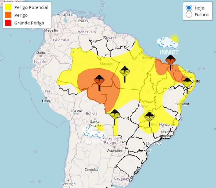 Previsão do tempo para Minas Gerais nesta terça-feira, 4 de abril