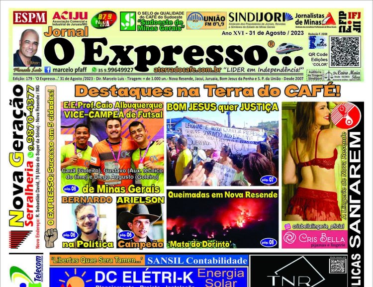 Jornal O EXPRESSO... - Edição 179: "LIDER em Independência!"