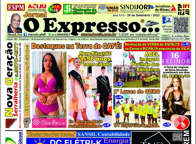 Jornal O EXPRESSO... - Edição 180: "LIDER em Independência!"
