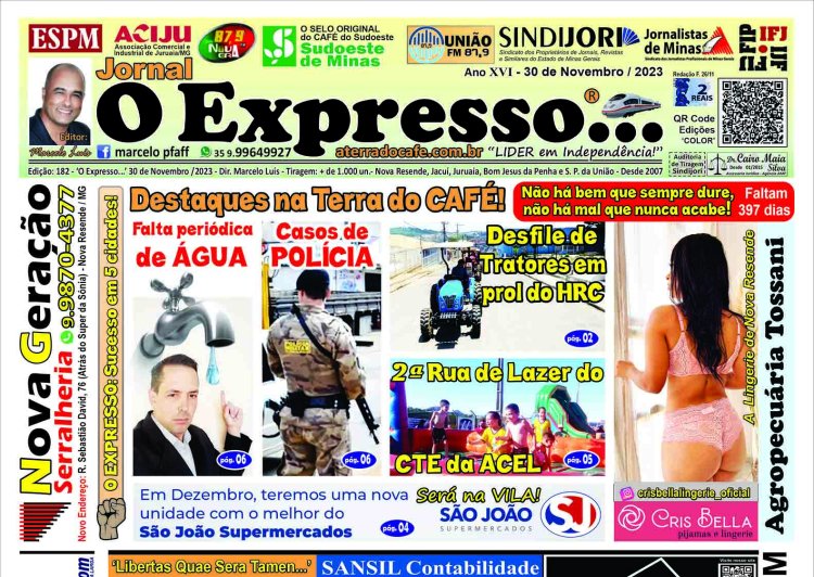Jornal O EXPRESSO... - Edição 182: "LIDER em Independência!"