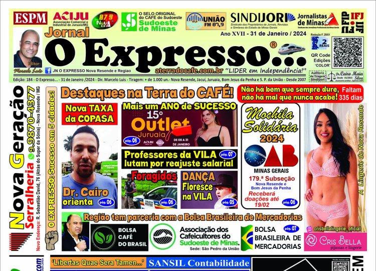 Jornal O EXPRESSO... - Edição 184: "LIDER em Independência!"