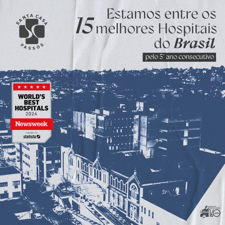 Santa Casa de PASSOS é a melhor de MINAS GERAIS!