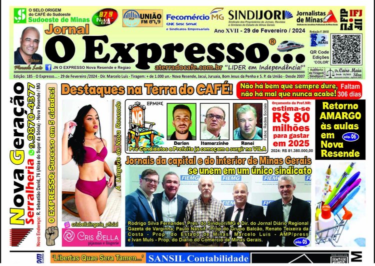 Jornal O EXPRESSO... - Edição 185: "LIDER em Independência!"