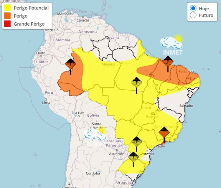 Previsão do tempo para Minas Gerais nesta sexta-feira, 8 de março