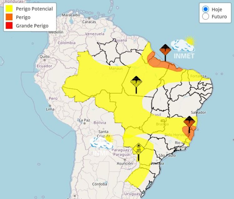 Previsão do tempo para Minas Gerais nesta segunda-feira, 11 de março