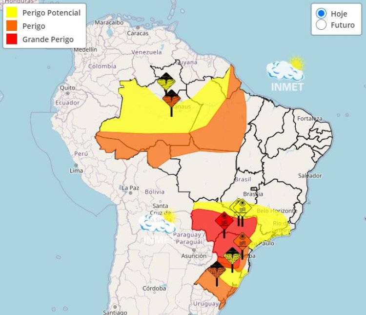 Previsão do tempo para Minas Gerais nesta sexta-feira, 15 de março