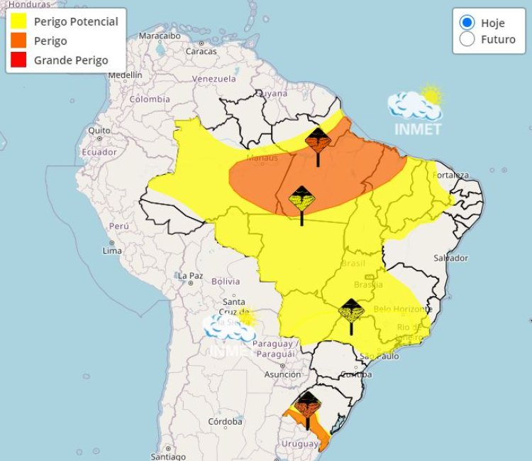 Previsão do tempo para Minas Gerais nesta quarta-feira, 20 de março