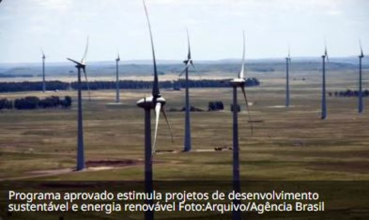 Câmara APROVA programa para energias renováveis