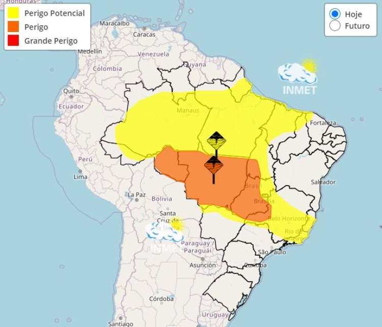 Previsão do tempo para Minas Gerais nesta segunda-feira, 25 de março