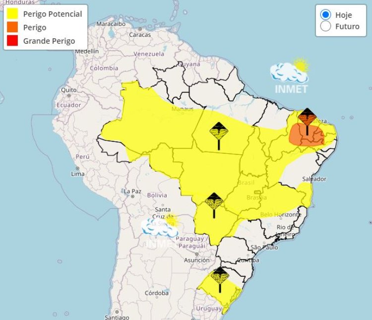 Previsão do tempo para Minas Gerais nesta segunda-feira, 1 de abril