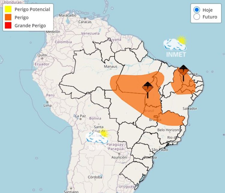 Previsão do tempo para Minas Gerais nesta terça-feira, 2 de abril