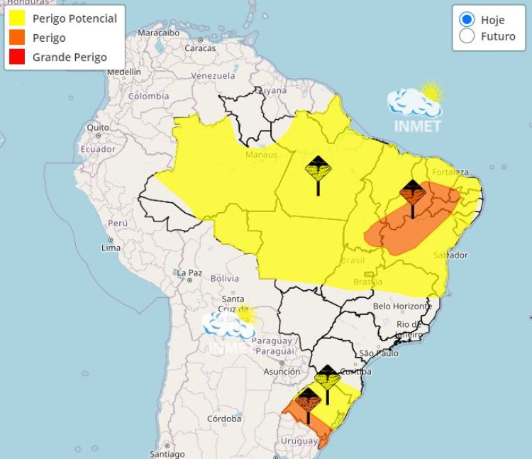 Previsão do tempo para Minas Gerais nesta quinta-feira, 4 de abril