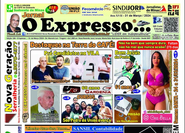 Jornal O EXPRESSO... - Edição 186: "LIDER em Independência!"