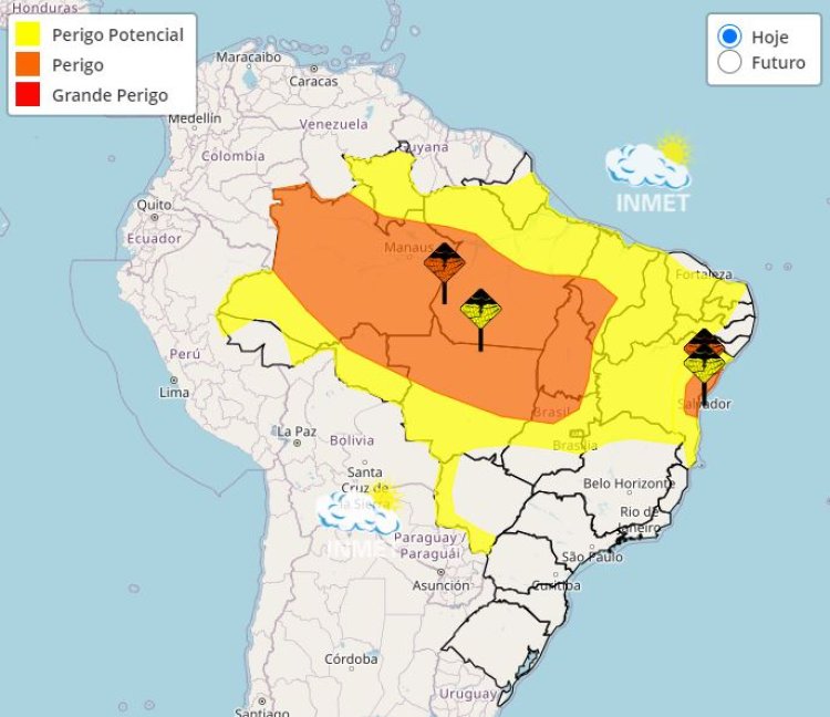 Previsão do tempo para Minas Gerais neste sábado, 6 de abril