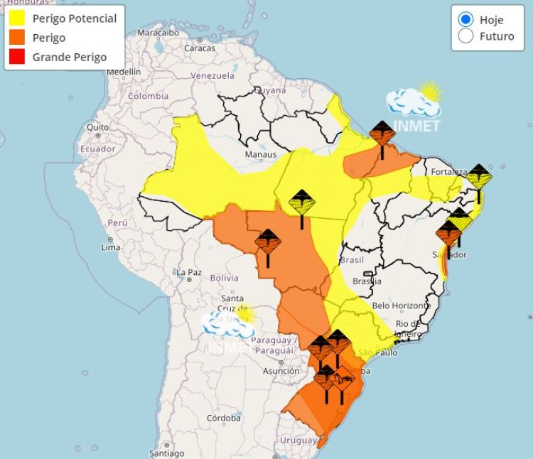 Previsão do tempo para Minas Gerais nesta terça-feira, 16 de abril