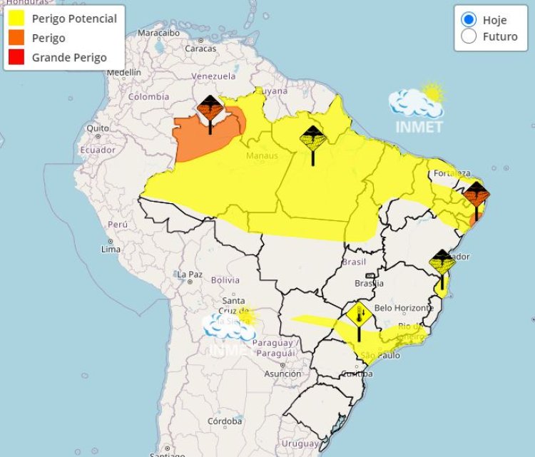 Previsão do tempo para Minas Gerais nesta sexta-feira, 19 de abril