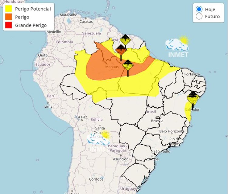 Previsão do tempo para Minas Gerais nesta quinta-feira, 25 de abril