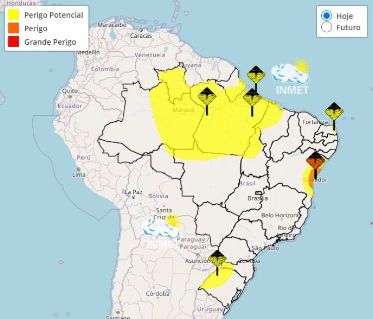 Previsão do tempo para Minas Gerais nesta sexta-feira, 26 de abril