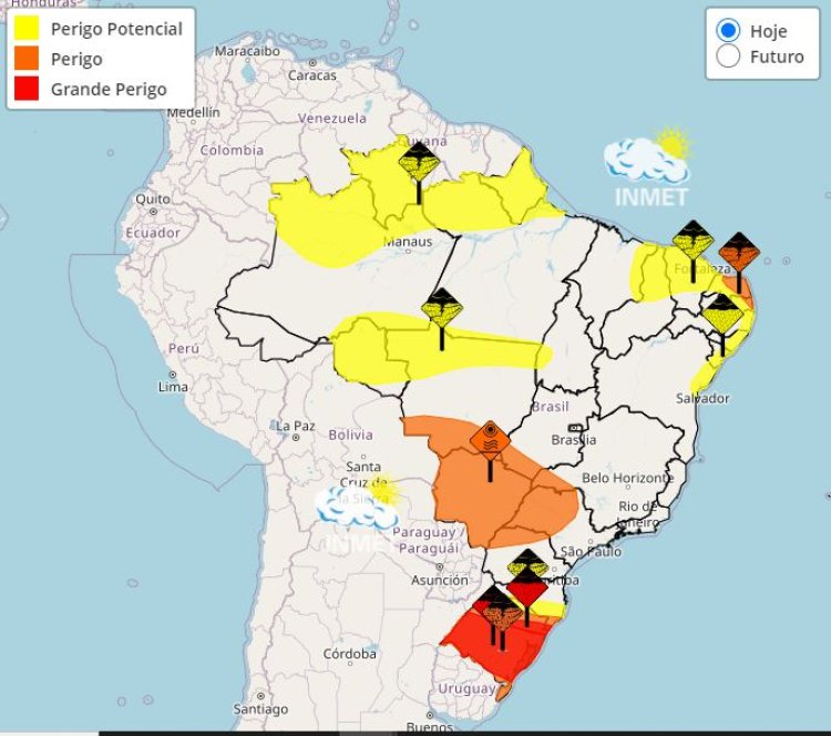 Previsão do tempo para Minas Gerais nesta terça-feira, 30 de abril