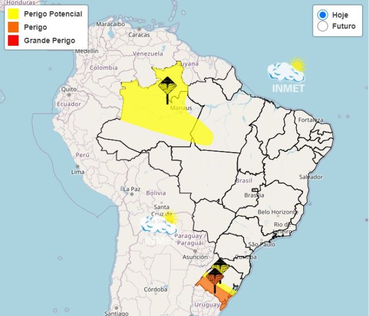 Previsão do tempo para Minas Gerais nesta quarta-feira, 22 de maio