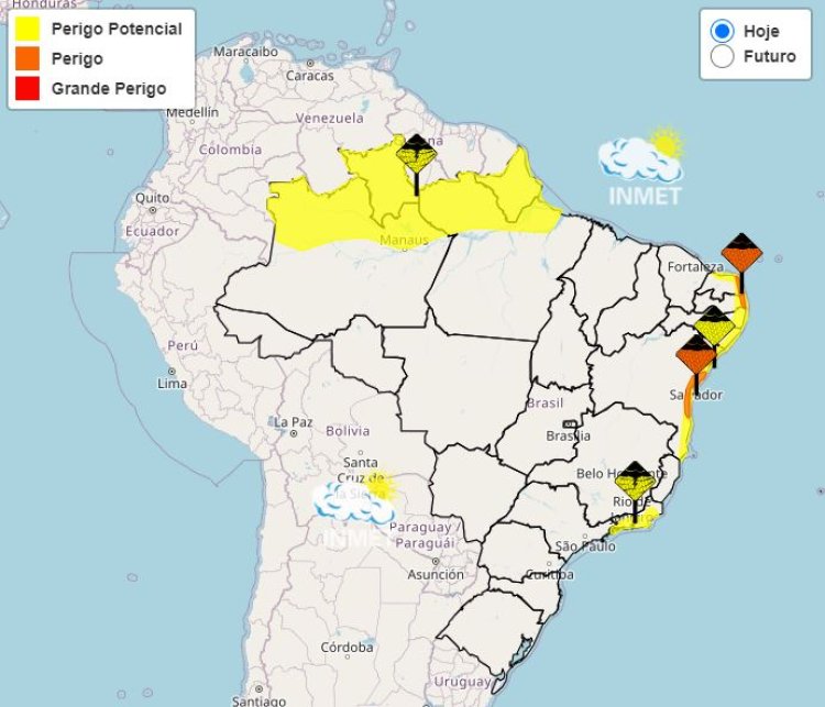Previsão do tempo para Minas Gerais nesta quarta-feira, 5 de junho