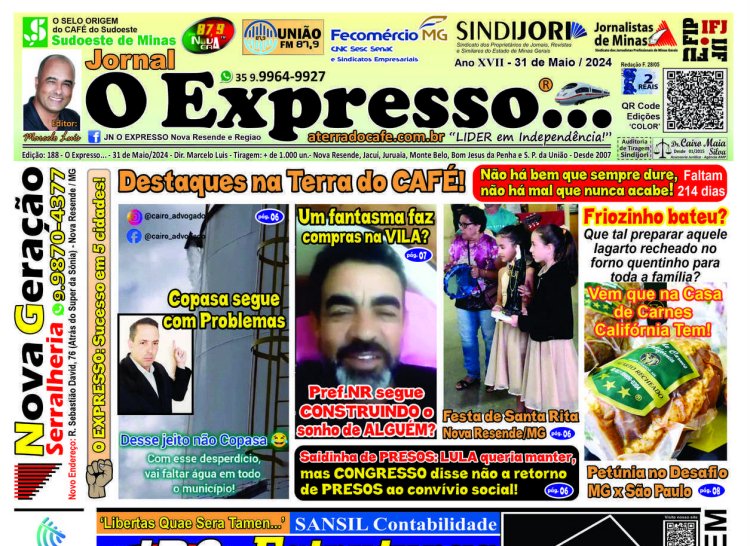 Jornal O EXPRESSO... - Edição 188: "LIDER em Independência!"