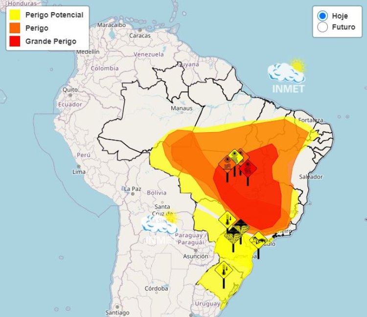 Previsão do tempo para Minas Gerais nesta quinta-feira, 5 de setembro