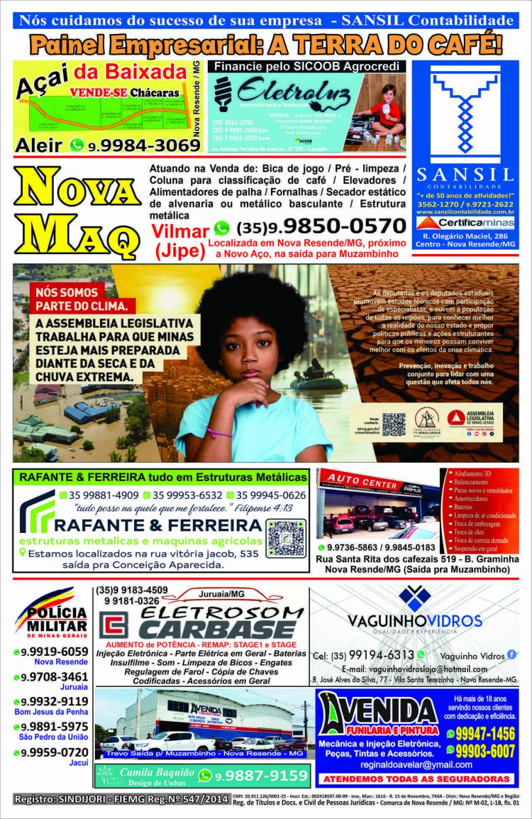 Jornal O EXPRESSO... - Edição 191: "A última linha de defesa!" - ALMG se prepara para as calamidades naturais em Minas Gerais