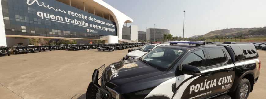 Polícia Civil recebe 143 novas viaturas em MINAS GERAIS