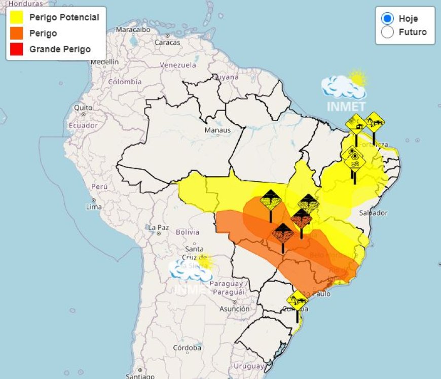 Previsão do tempo para Minas Gerais neste sábado, 12 de outubro