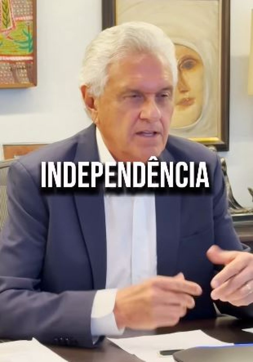 Caiado Defende Direita Moderada e Aglutinadora: "A Direita Não Tem Dono"