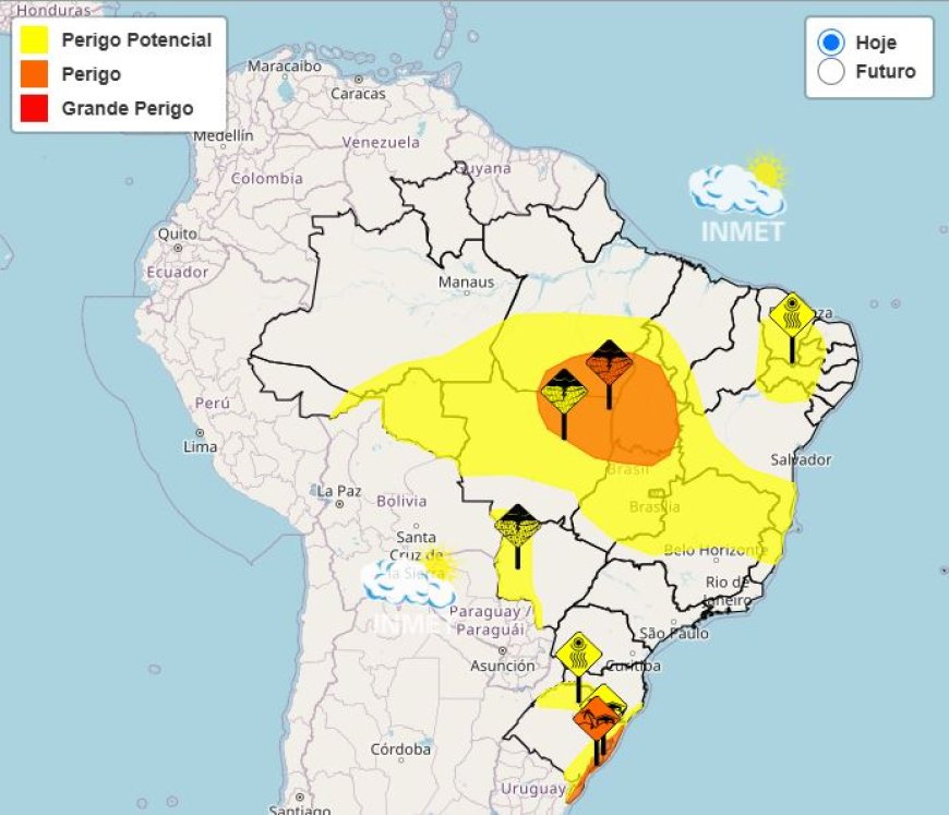Previsão do Tempo para Minas Gerais nesta Quinta-feira, 31 de Outubro