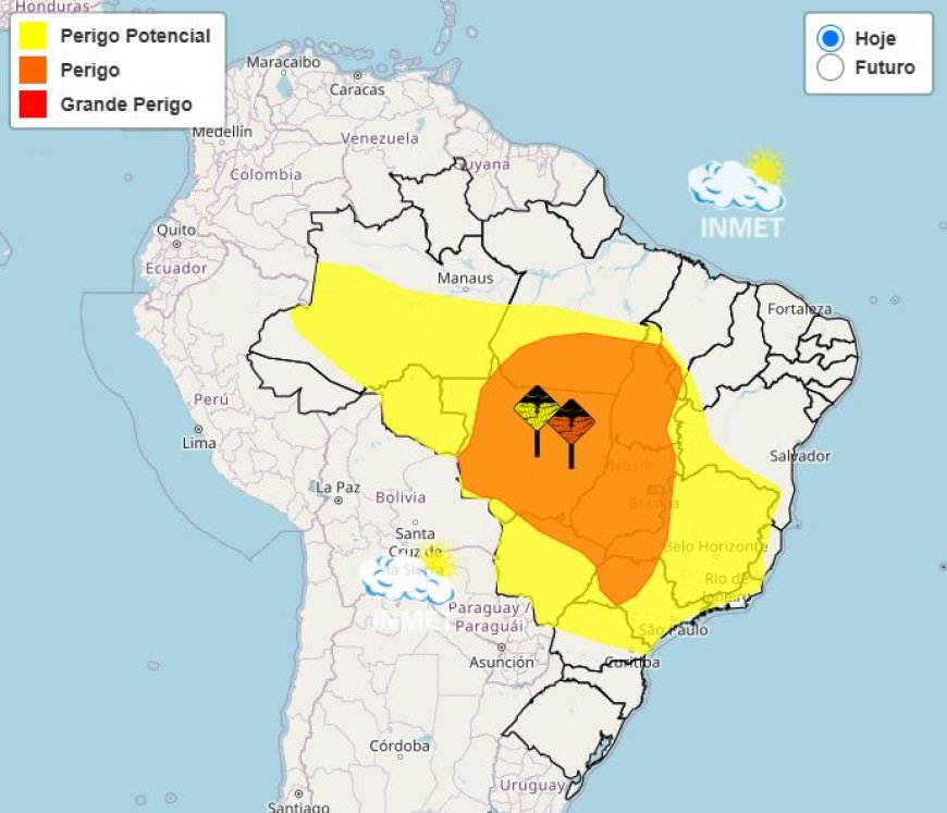 Previsão do Tempo para Minas Gerais – Quarta-feira, 6 de Novembro