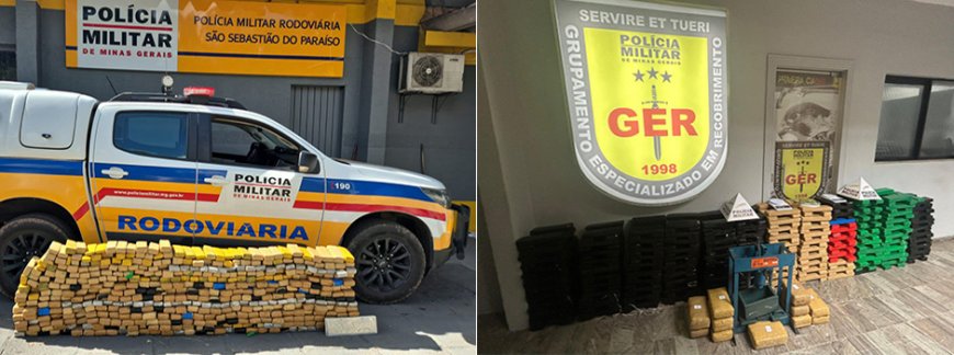 Polícia Militar de Minas Gerais Apreende Cerca de 30 Toneladas de Drogas em Outubro