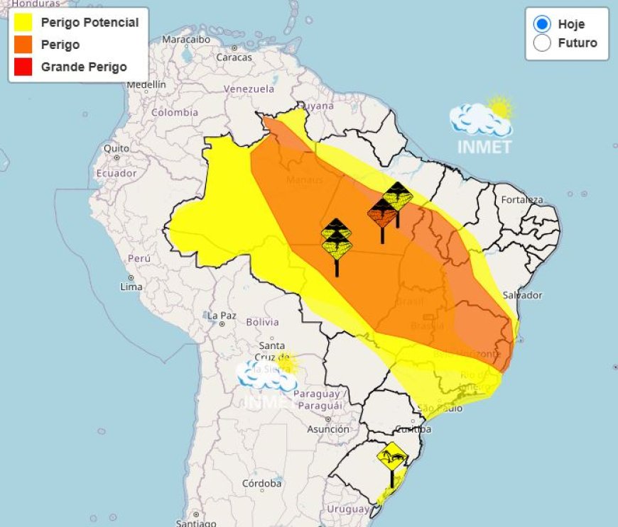 Previsão do Tempo para Minas Gerais e o Sudeste terá chuvas e trovoadas isoladas neste sábado (16)