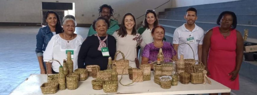 Artesãos de MINAS GERAIS inovam com fibras de bananeira e taboa