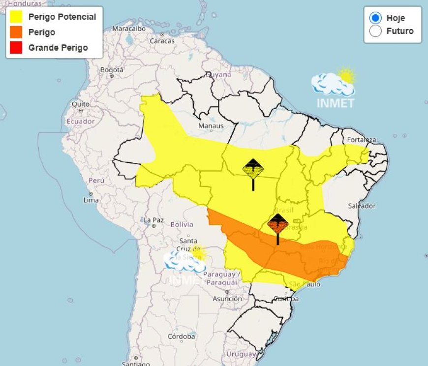 Previsão do Tempo para Minas Gerais nesta Quarta-feira, 4 de Dezembro