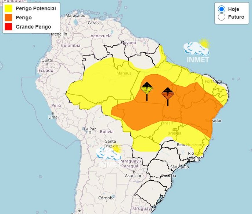 Previsão de Tempo em Minas Gerais – Domingo, 12 de janeiro de 2025
