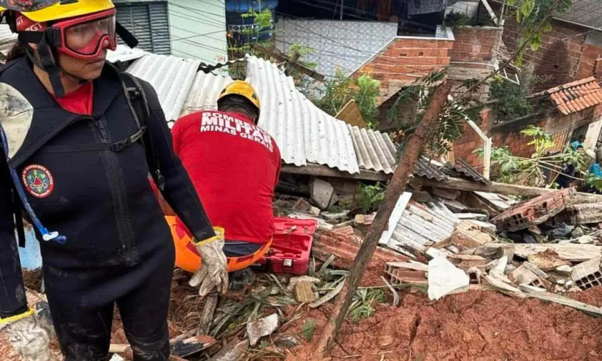 Calamidade em cidade de Minas Gerais depois das chuvas já contabiliza 11 mortes