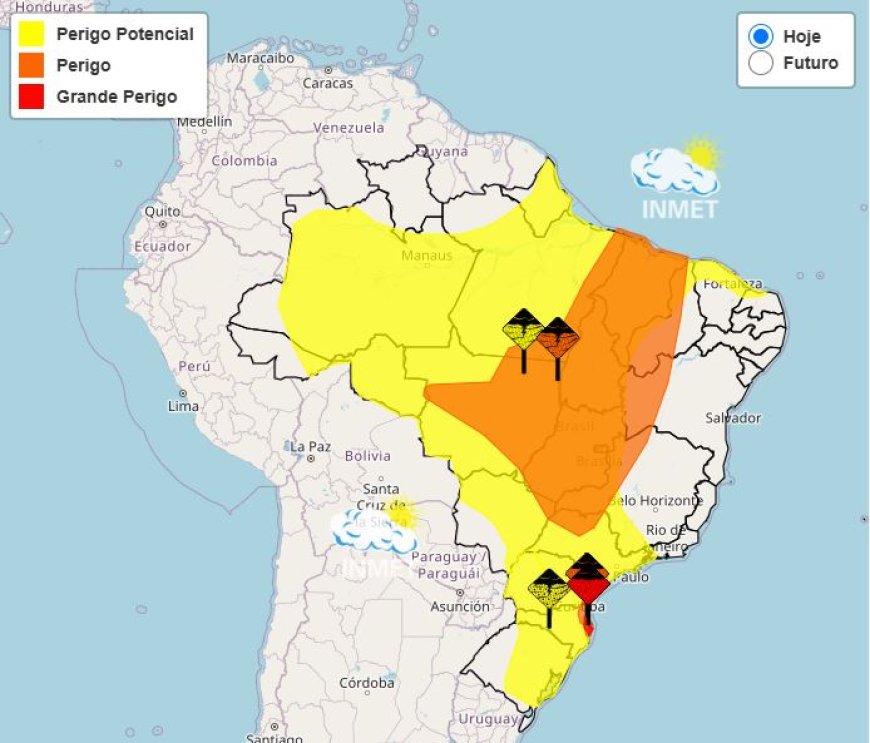 Previsão do Tempo em Minas Gerais: chuvas intensas em várias regiões nesta sexta