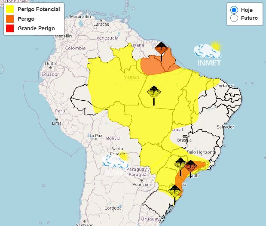 Previsão do Tempo em Minas Gerais: Chuvas e Tempestades Marcam o Final de Semana