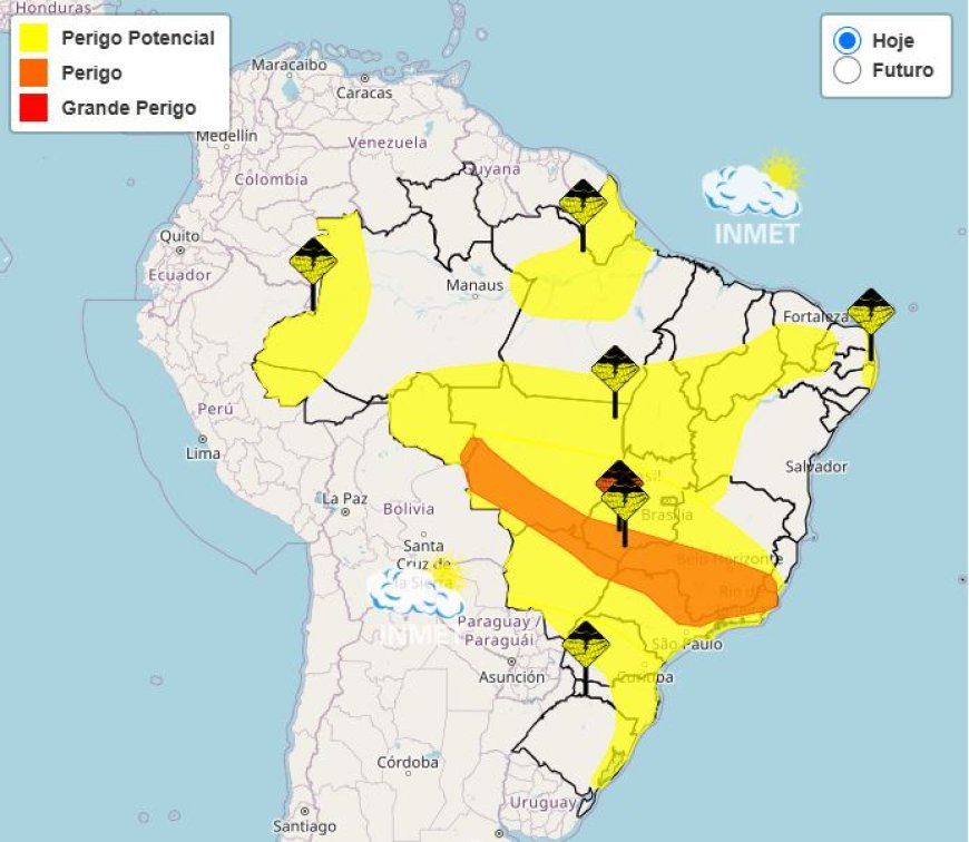Previsão do tempo em Minas Gerais: chuva intensa e alertas nesta terça-feira
